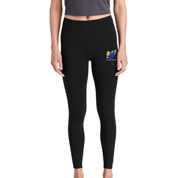 Sport-Tek Ladies High Rise 7/8 Legging - Embroidered Logo Thumbnail