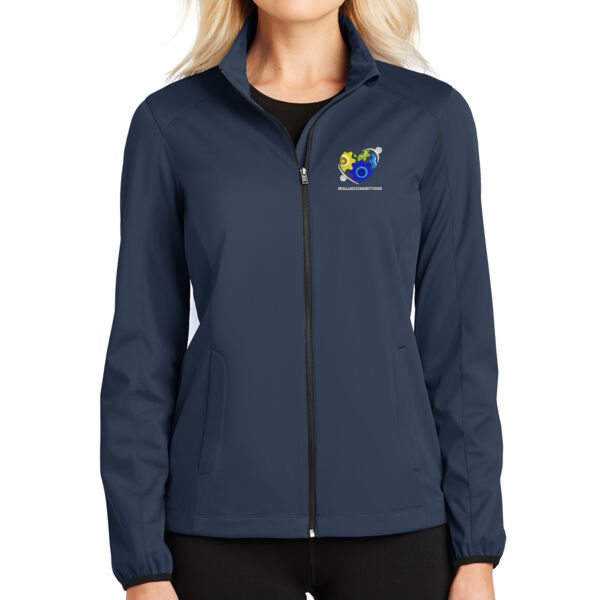 Port Authority Ladies Active Soft Shell Jacket - Embroidered Logo Thumbnail