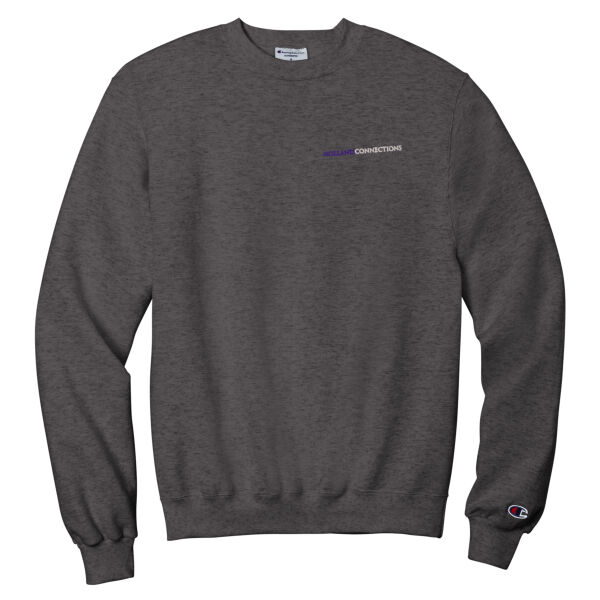 Champion Powerblend Crewneck Sweatshirt  - Embroidered Logo Thumbnail