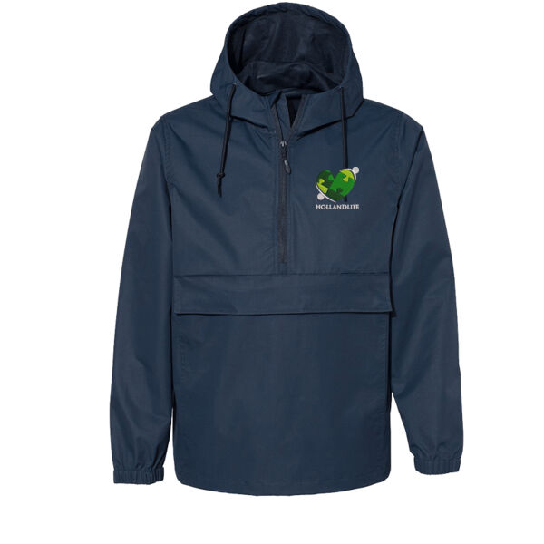 Independent Trading Co. Nylon Anorak - Embroidered Logo Thumbnail