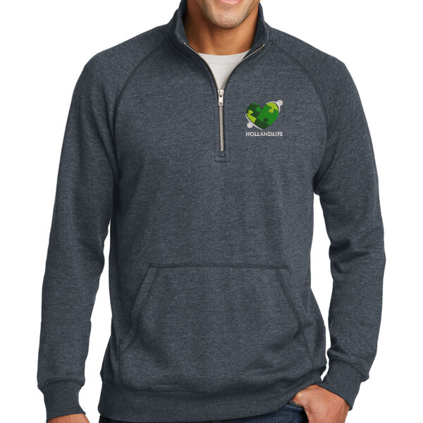 District Lightweight Fleece 1/4 Zip  - Embroidered Logo Thumbnail