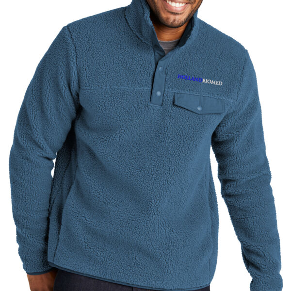 Port Authoirty Camp Fleece Snap Pullover - Embroidered Logo Thumbnail