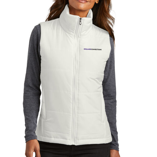 Port Authority Ladies Puffer Vest - Embroidered Logo Thumbnail