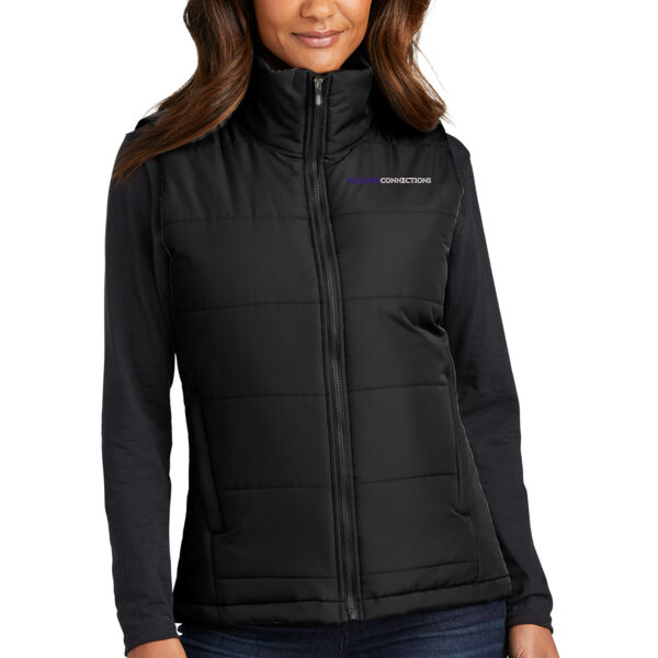 Port Authority Ladies Puffer Vest - Embroidered Logo Thumbnail